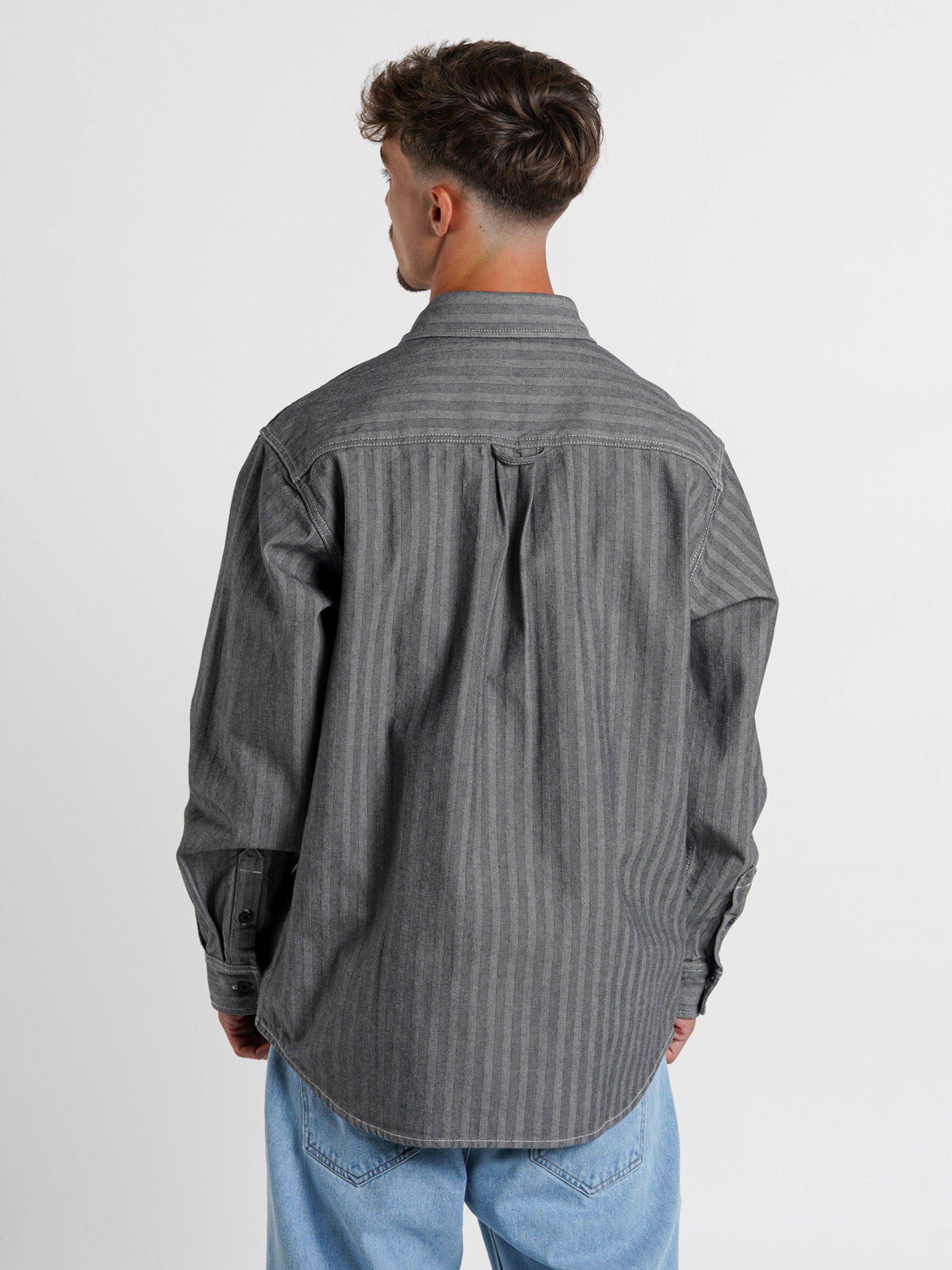 Camisa Carhartt WIP Menard Cinzenta