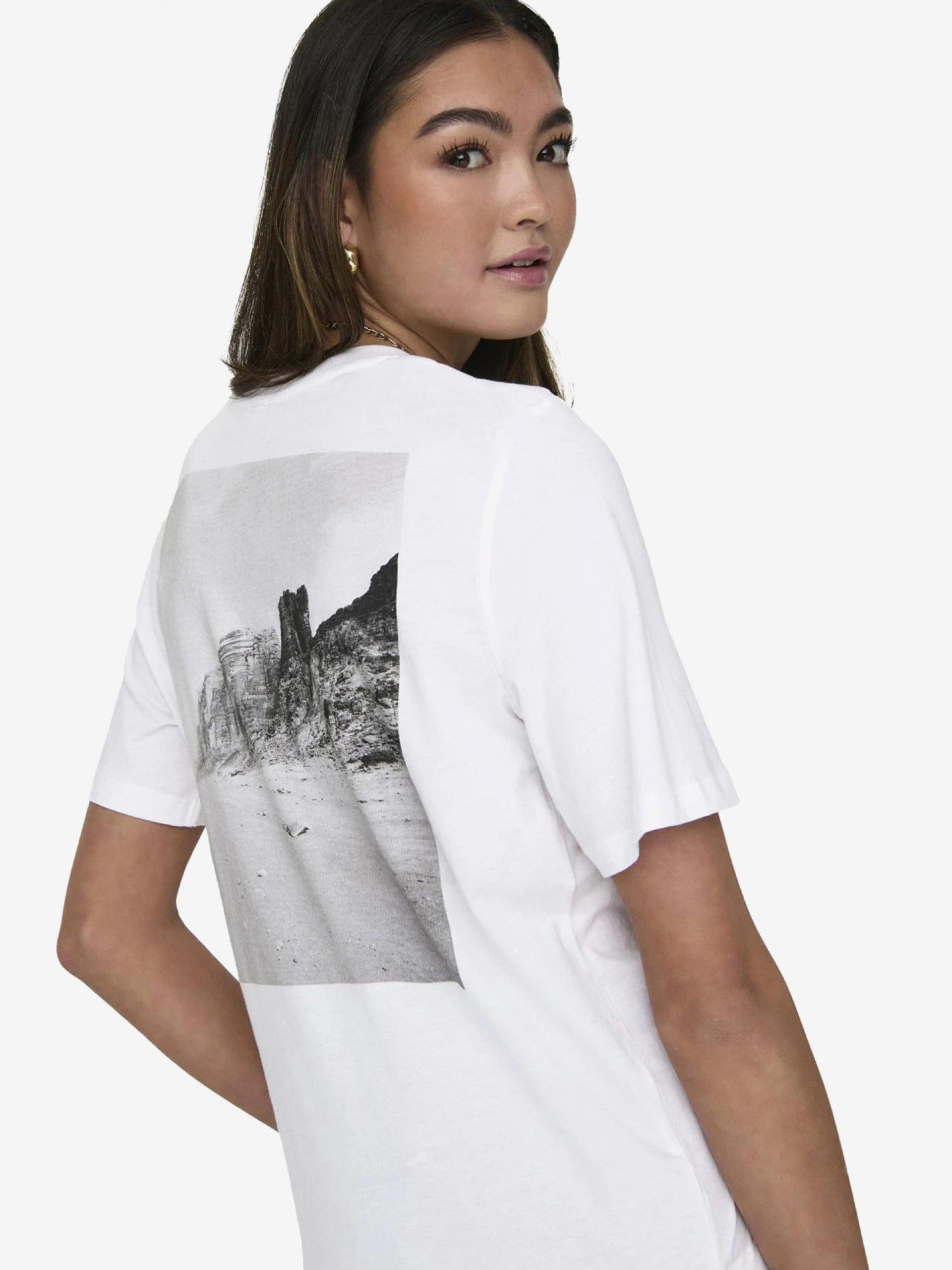 ONLLili Life Boxy S/s Photo Box Cc Jrs T-shirt