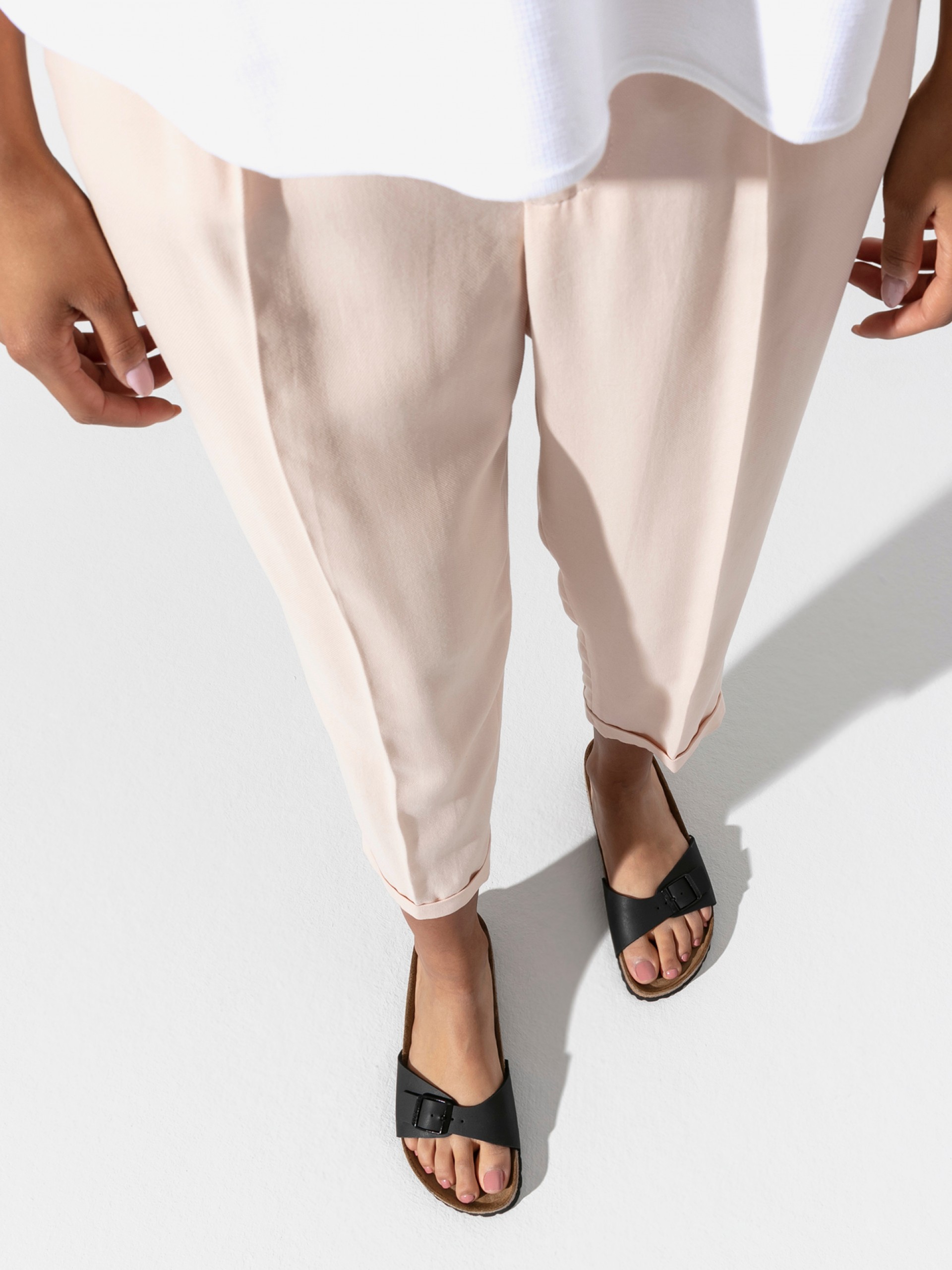 Birkenstock Madrid Birko-Flor Black Slides