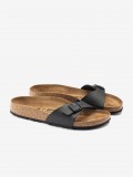 Chinelos Birkenstock Madrid Birko-Flor Pretos