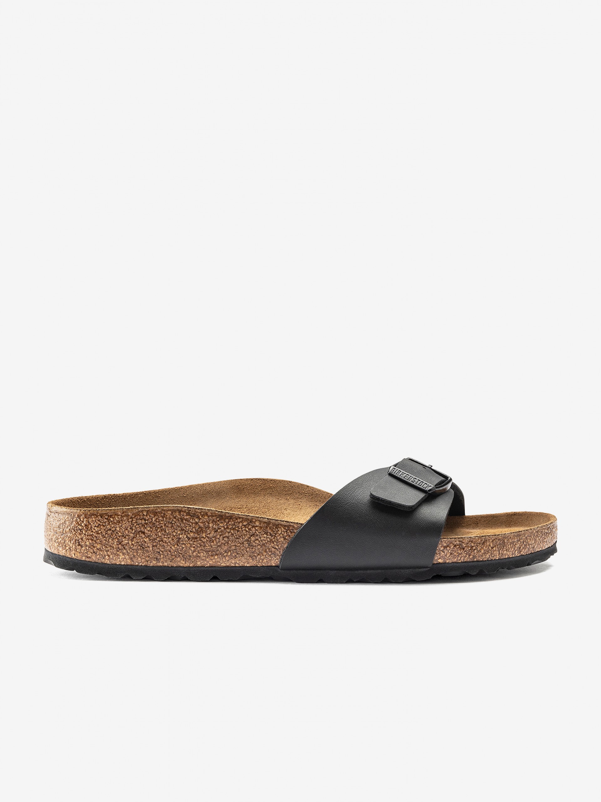 Birkenstock Madrid Birko-Flor Black Slides