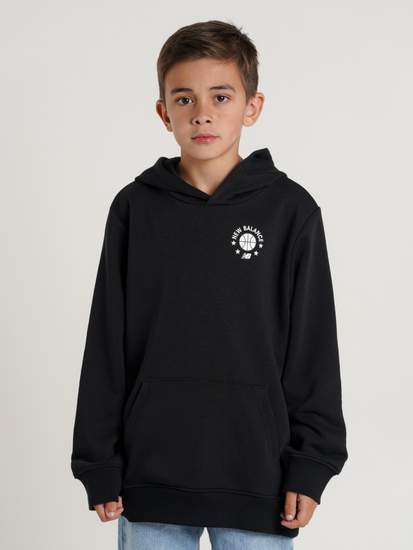 Sudadera con Capucha New Balance Hoops Essentials Kids