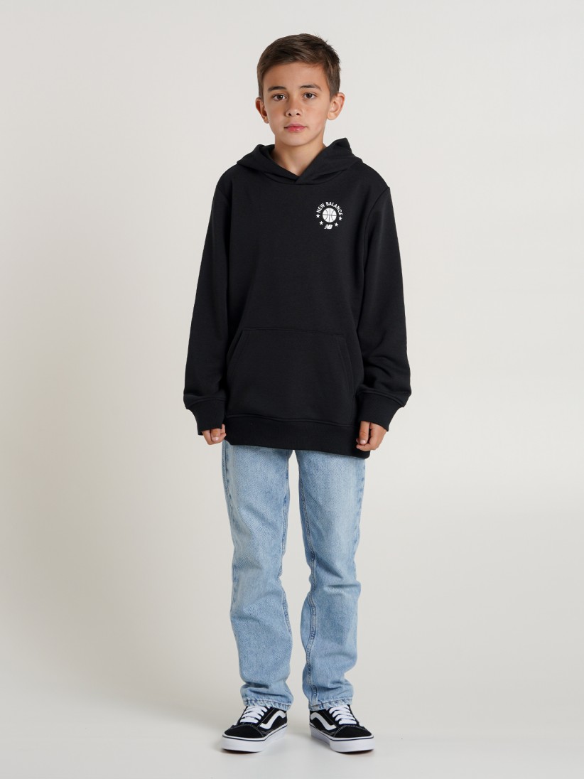 Sudadera con Capucha New Balance Hoops Essentials Kids