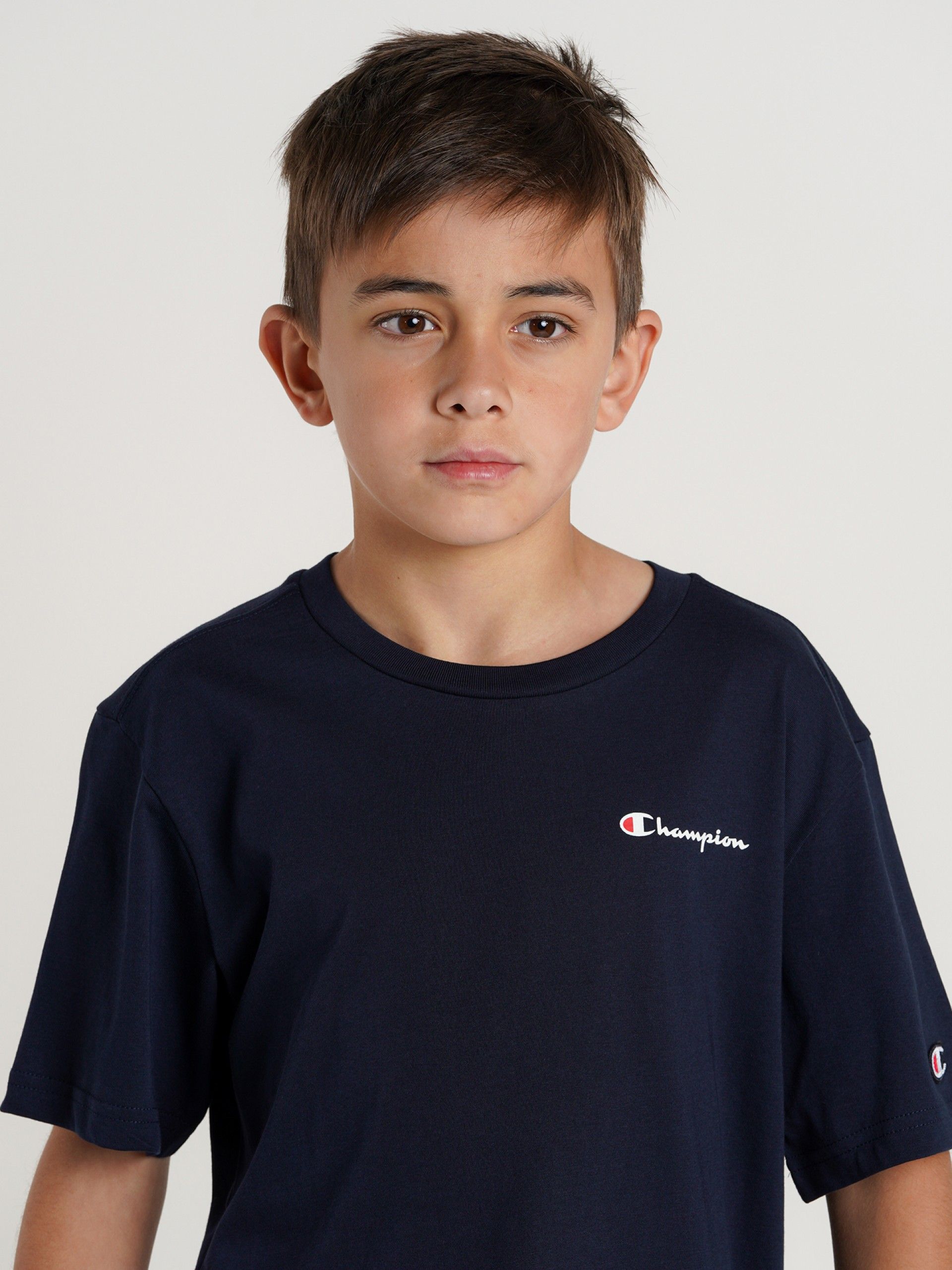 Camiseta Champion Legacy Script Kids
