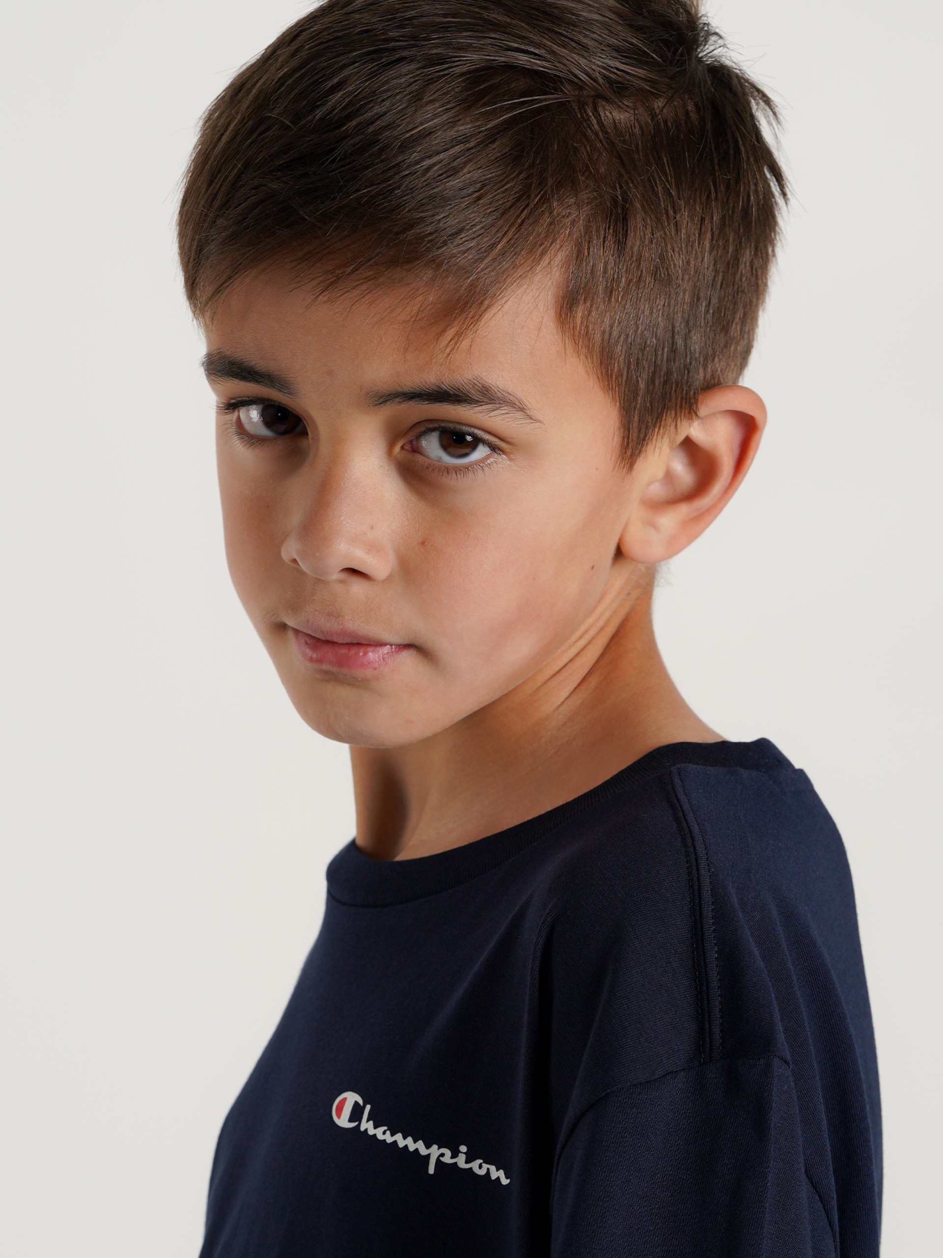 Camiseta Champion Legacy Script Kids