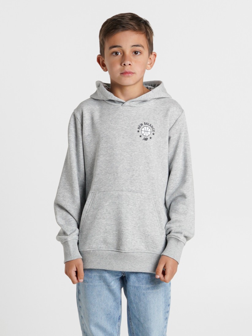 Sudadera con Capucha New Balance Hoops Essentials Kids