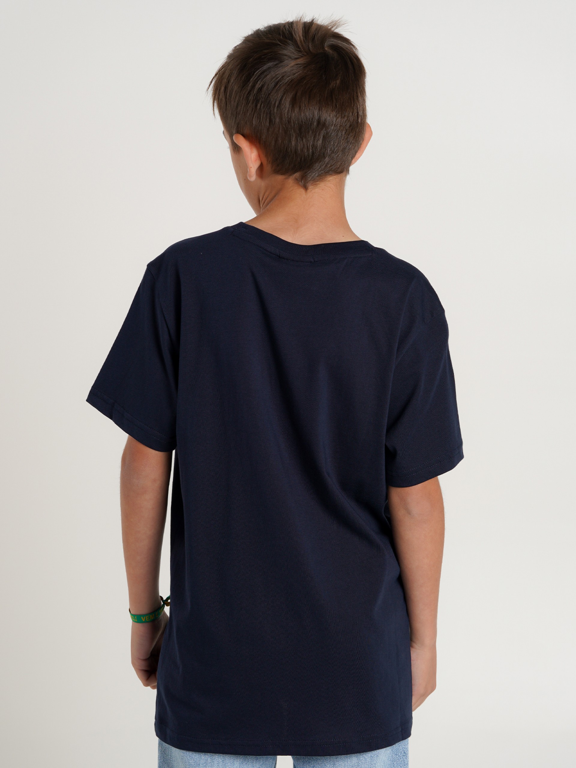 Camiseta Champion Legacy Script Logo Kids