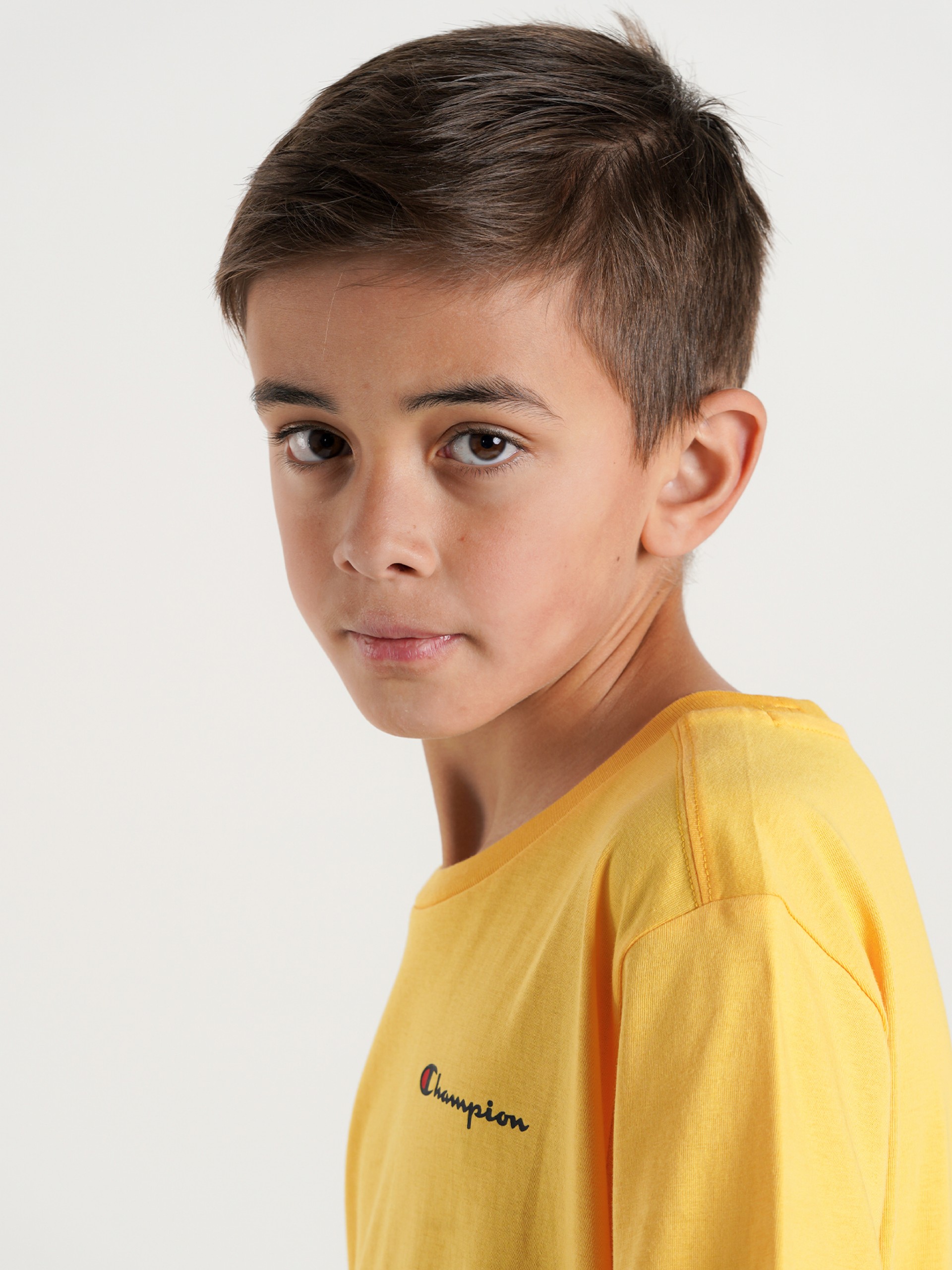 Camiseta Champion Legacy Script Kids