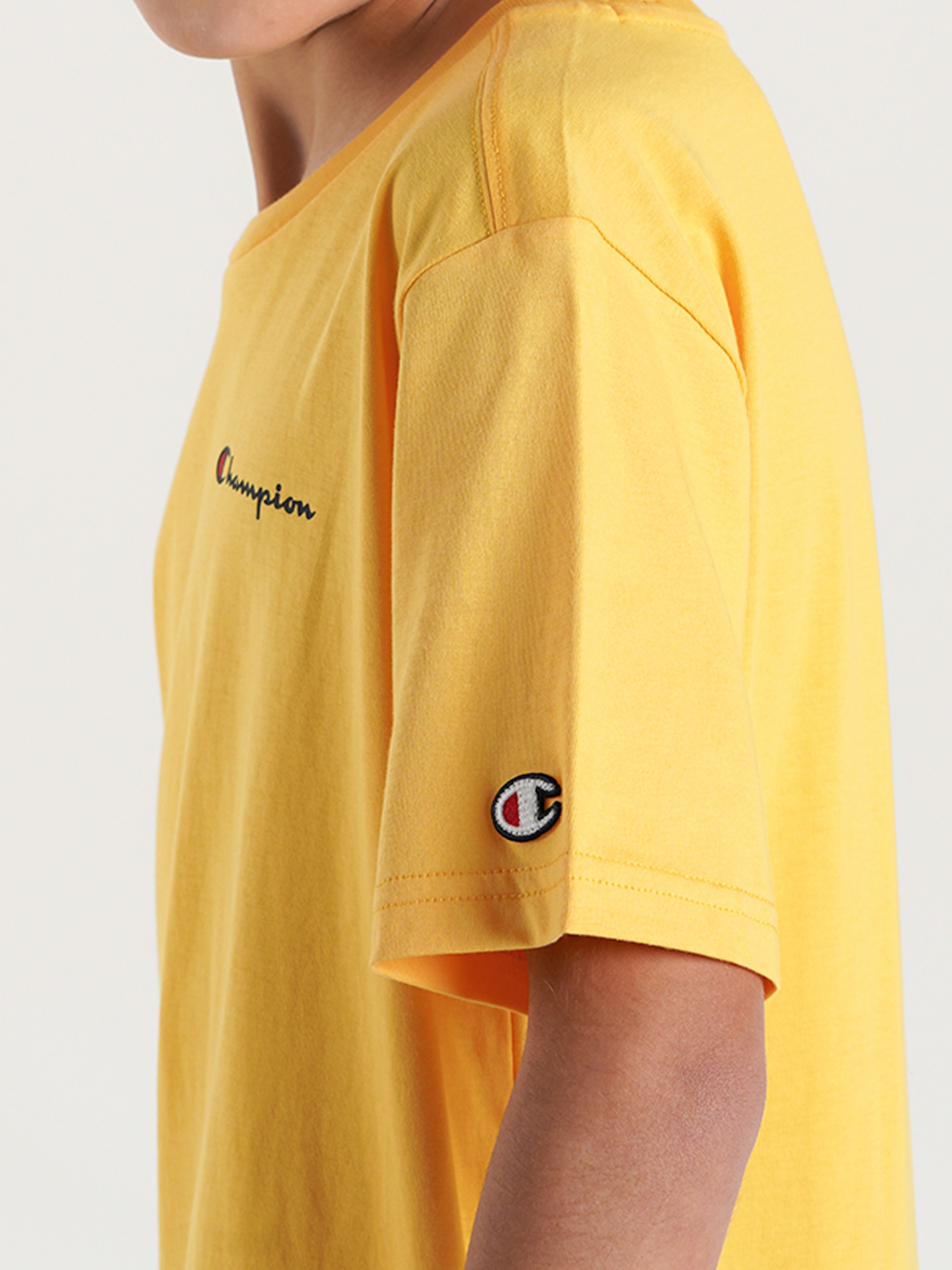 Camiseta Champion Legacy Script Kids