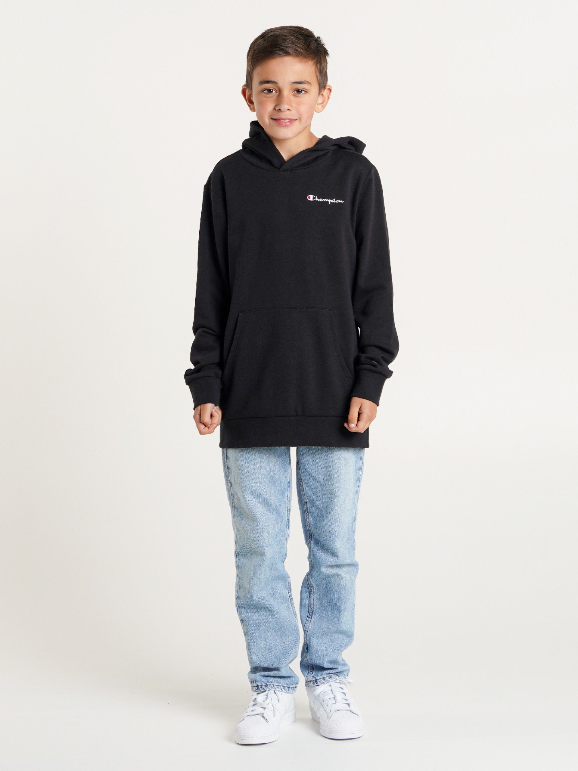 Camisola com Capuz Champion Legacy Embroidered Logo Kids