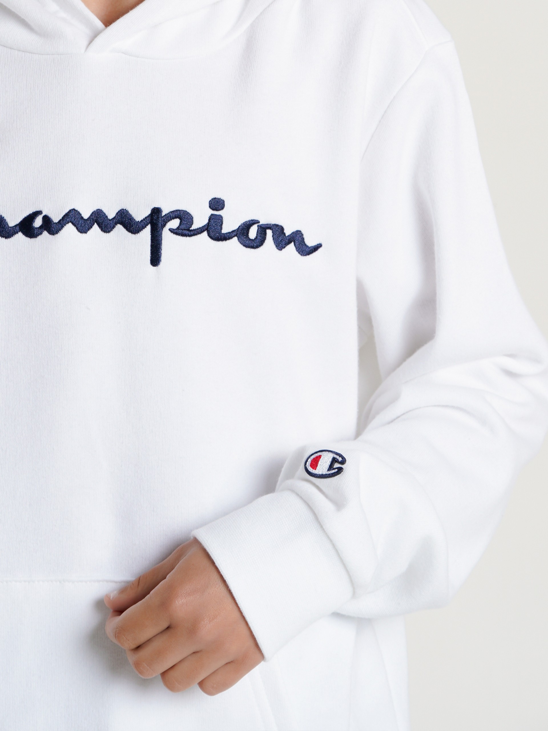 Camisola com Capuz Champion Legacy Big Script Logo Kids