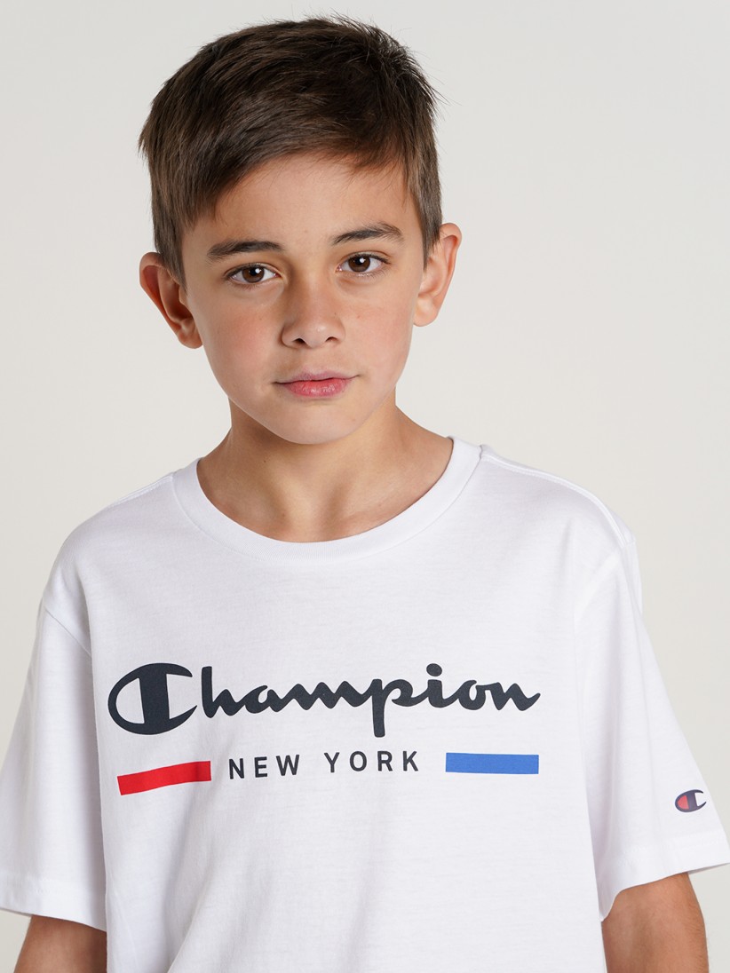 Camiseta Champion Legacy Graphic New York Kids