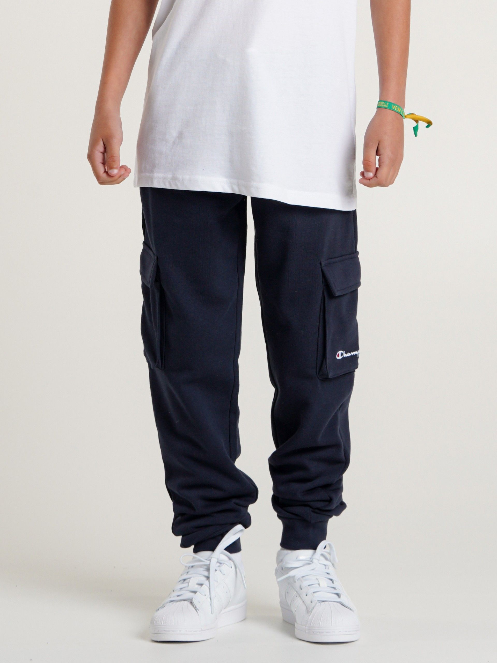 Calças Champion Legacy Cargo Pocket Kids