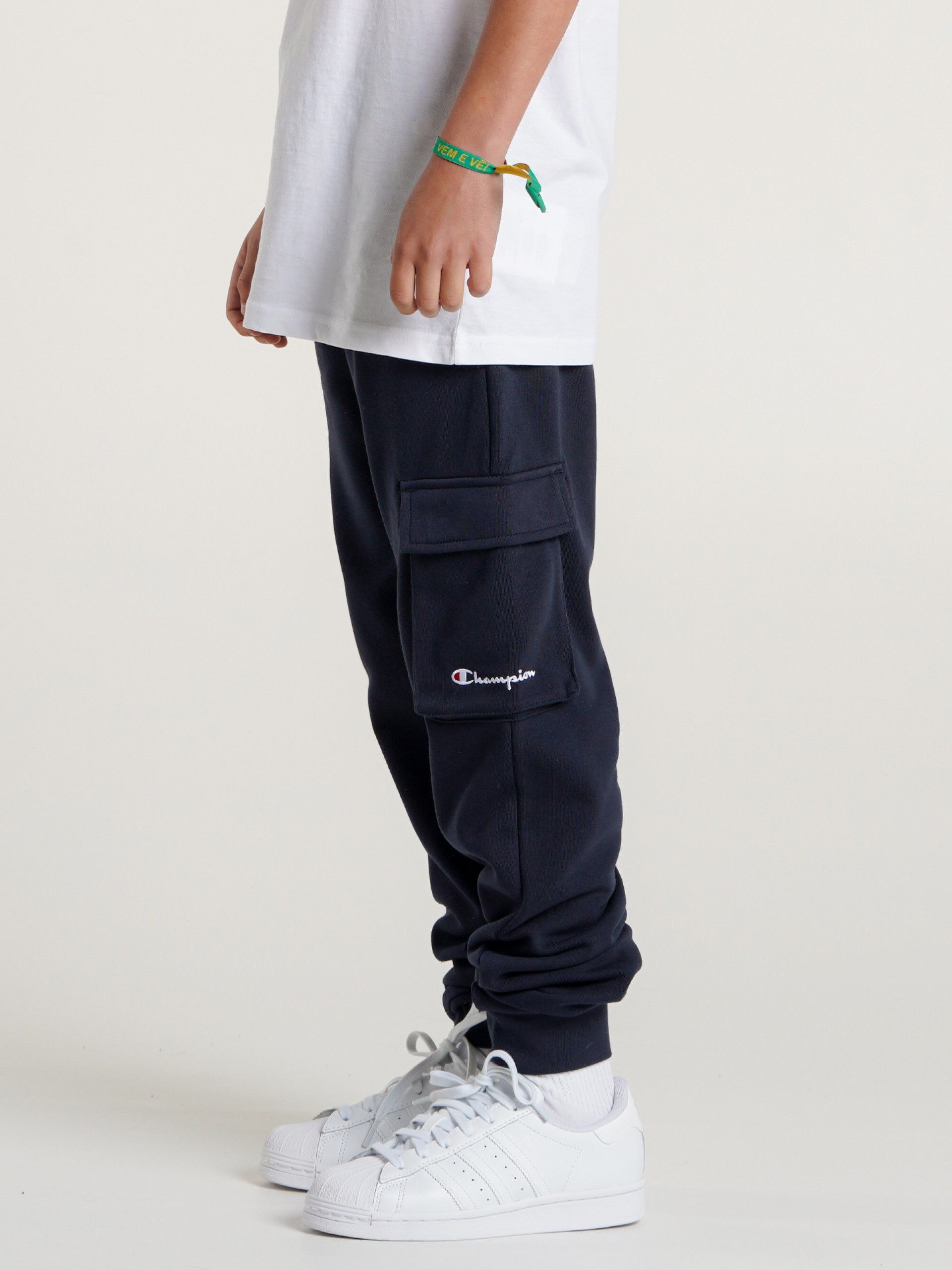 Calças Champion Legacy Cargo Pocket Kids