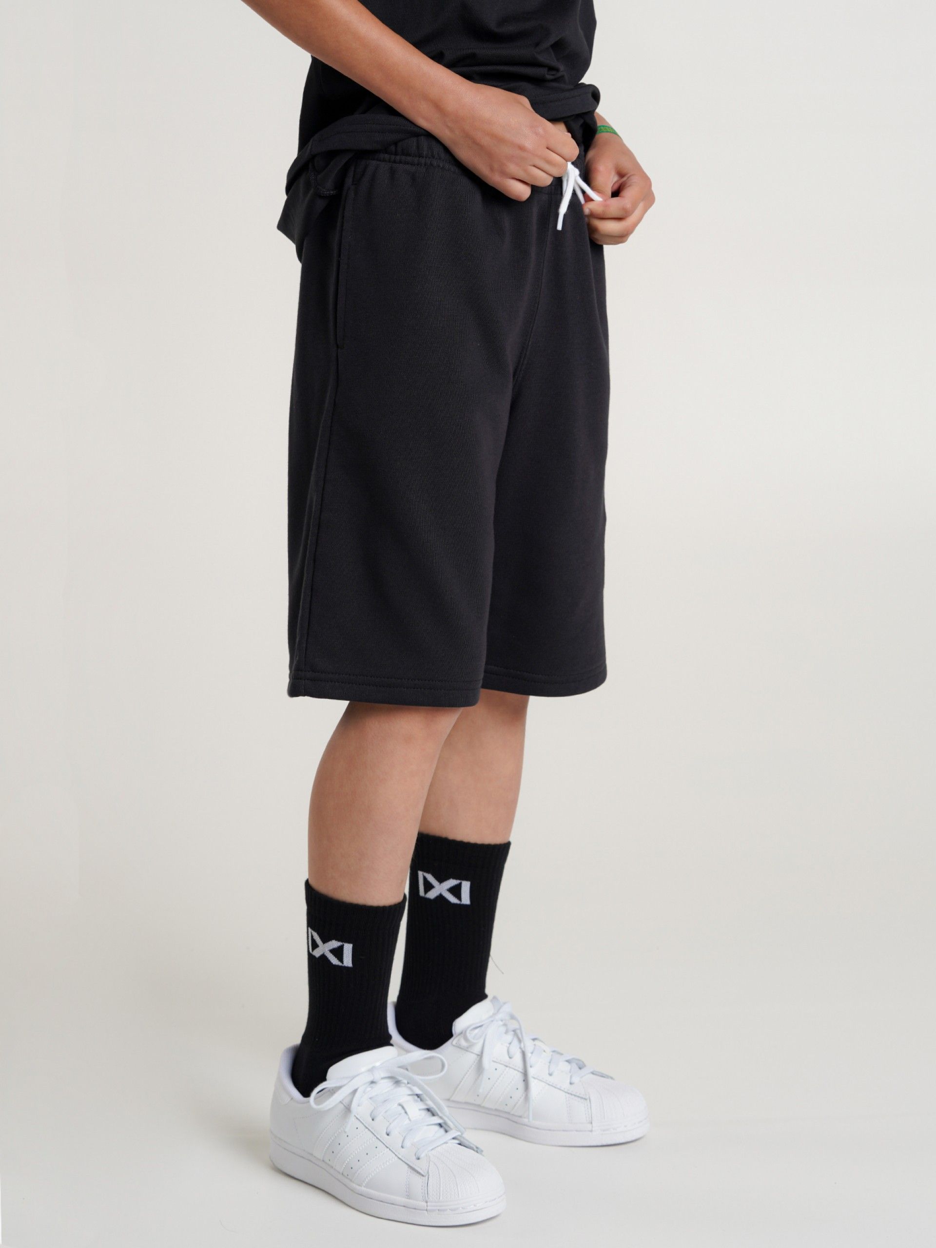Champion Legacy Script Logo Kids Shorts
