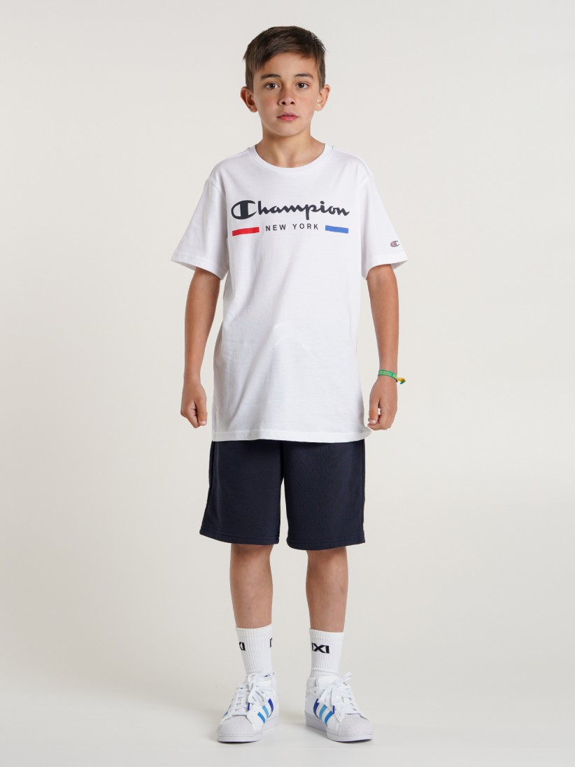 Champion Legacy Small Logo Kids Shorts