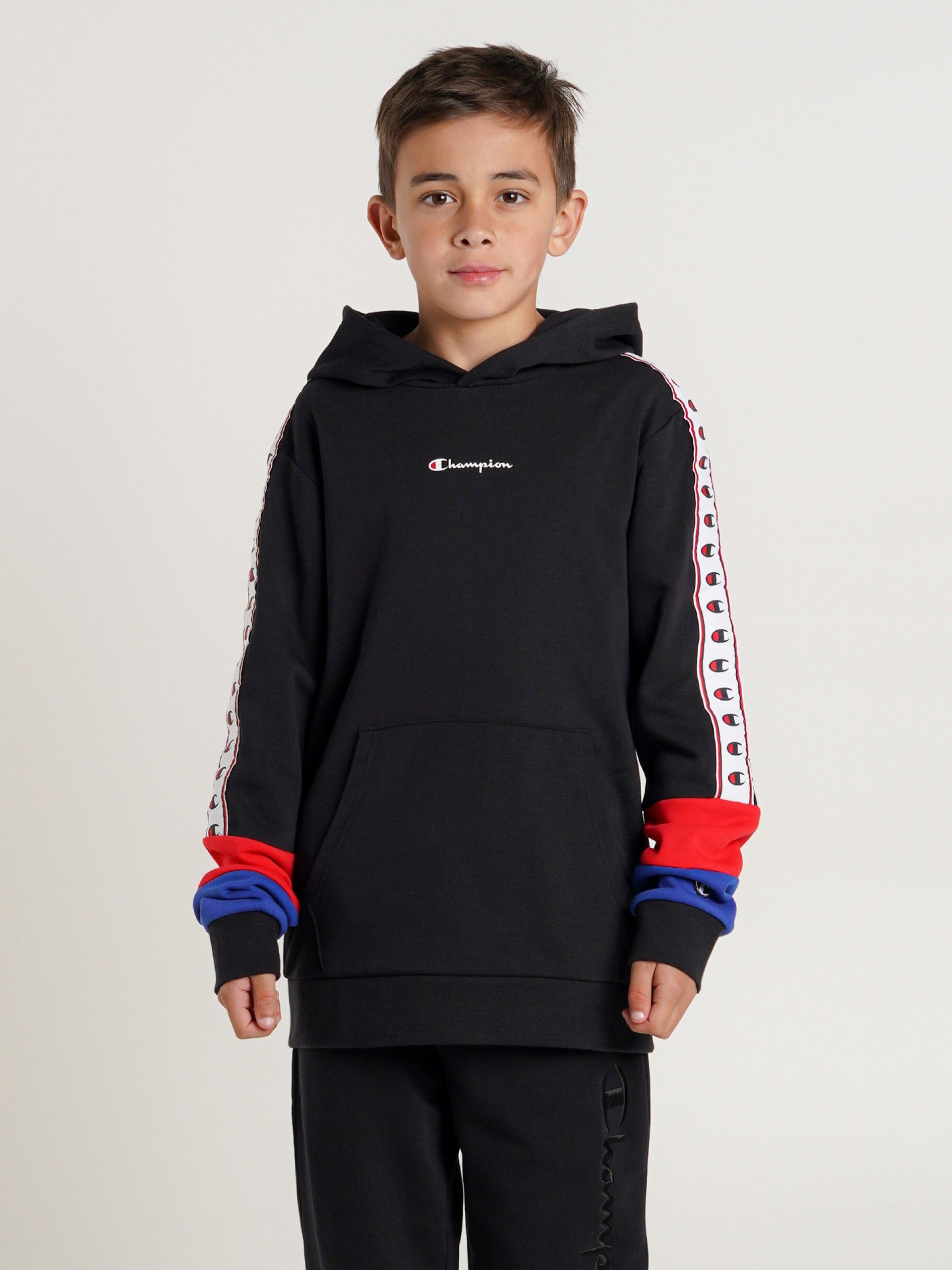 Camisola com Capuz Champion Legacy Sporty Light French Terry Kids