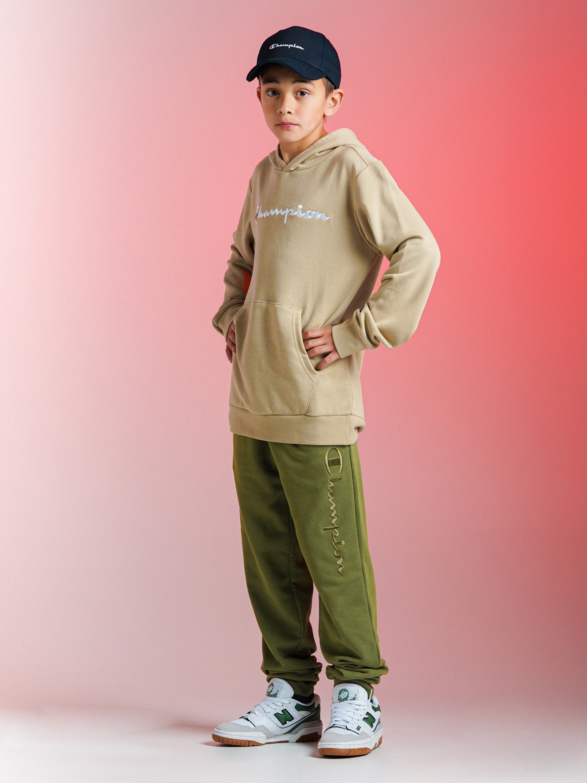 Calças Champion Legacy Rib Cuff Kids