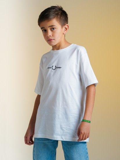 Camiseta Fred Perry Embroidery Kids