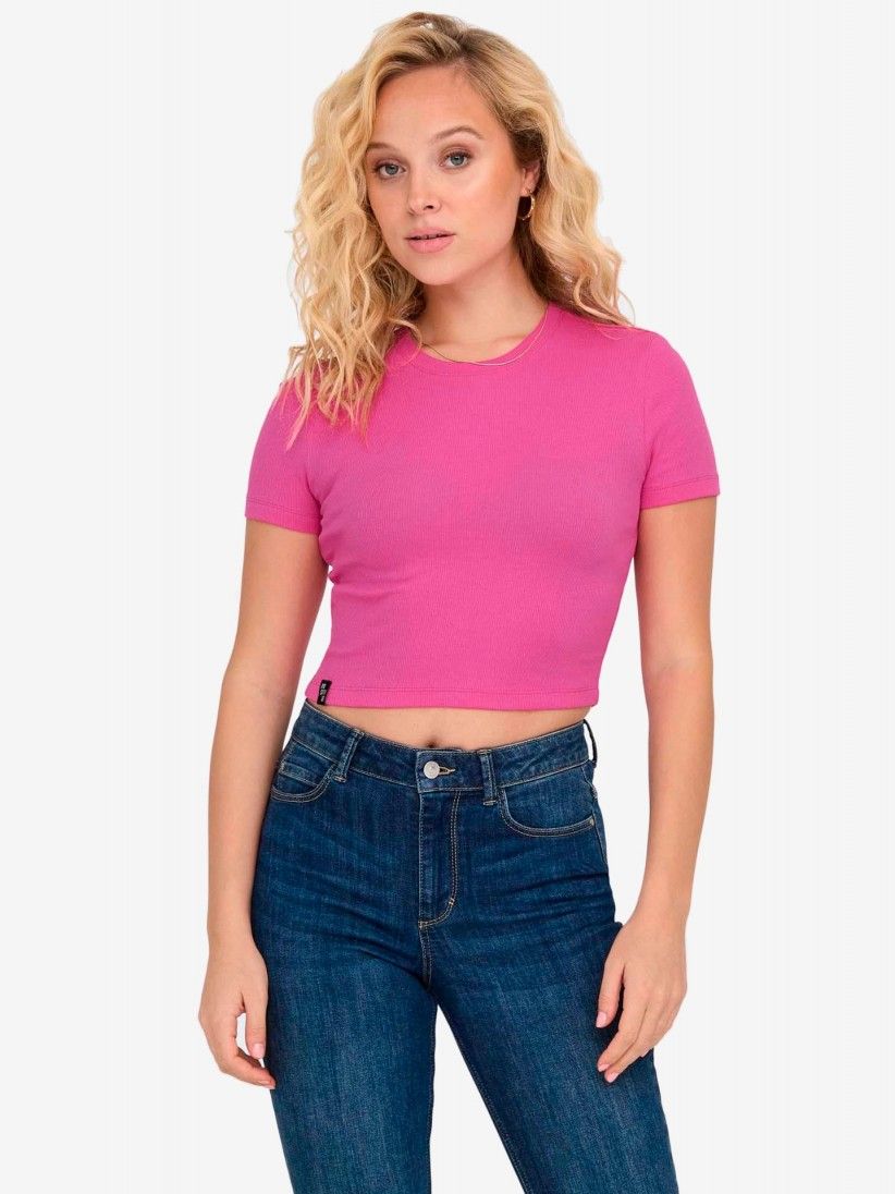 T-shirt Only Betty O-Neck Short Top Cc Jrs