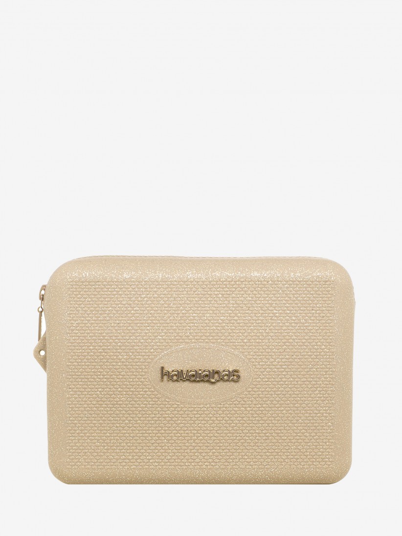 Necessaire Havaianas Beach Glitter Dourado