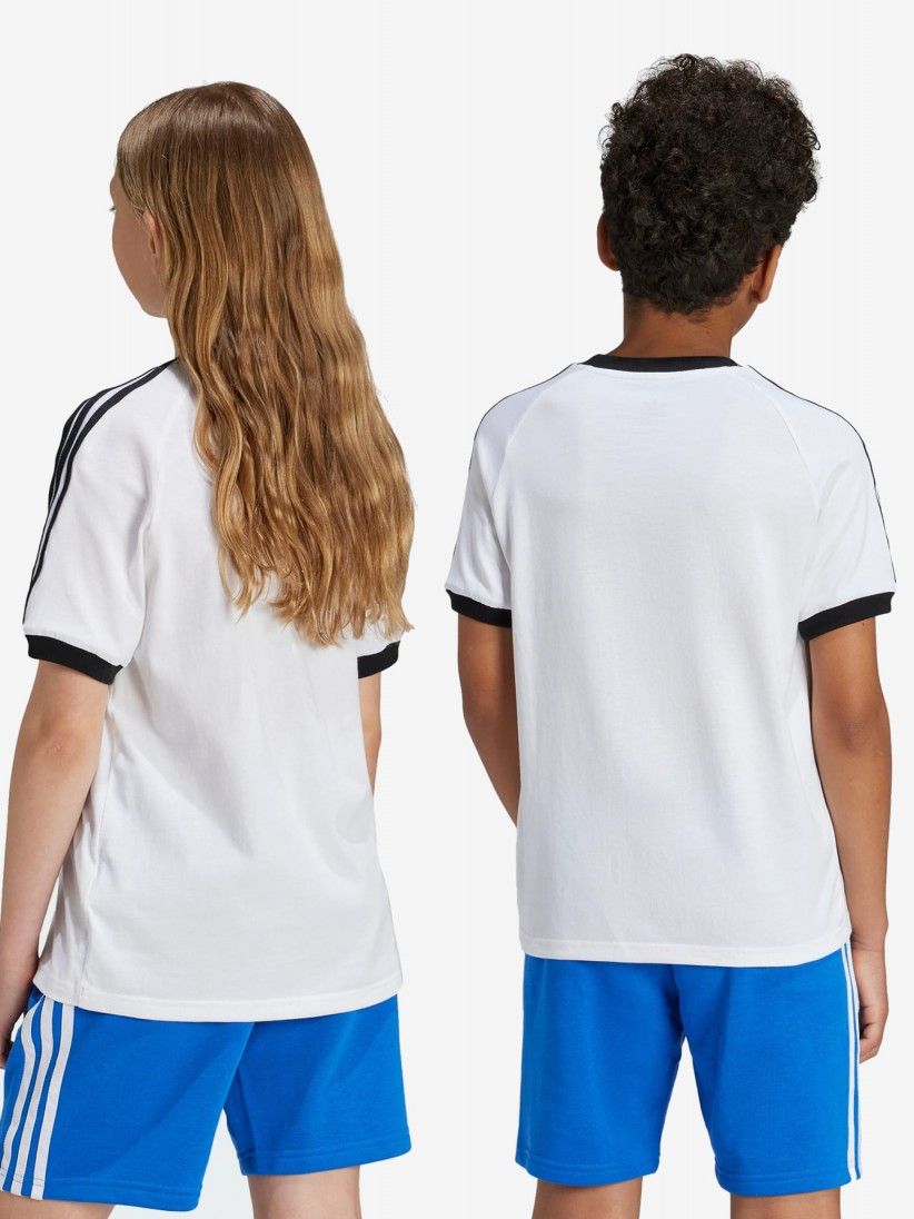T-shirt Adidas Adicolor 3-Stripes J Branca