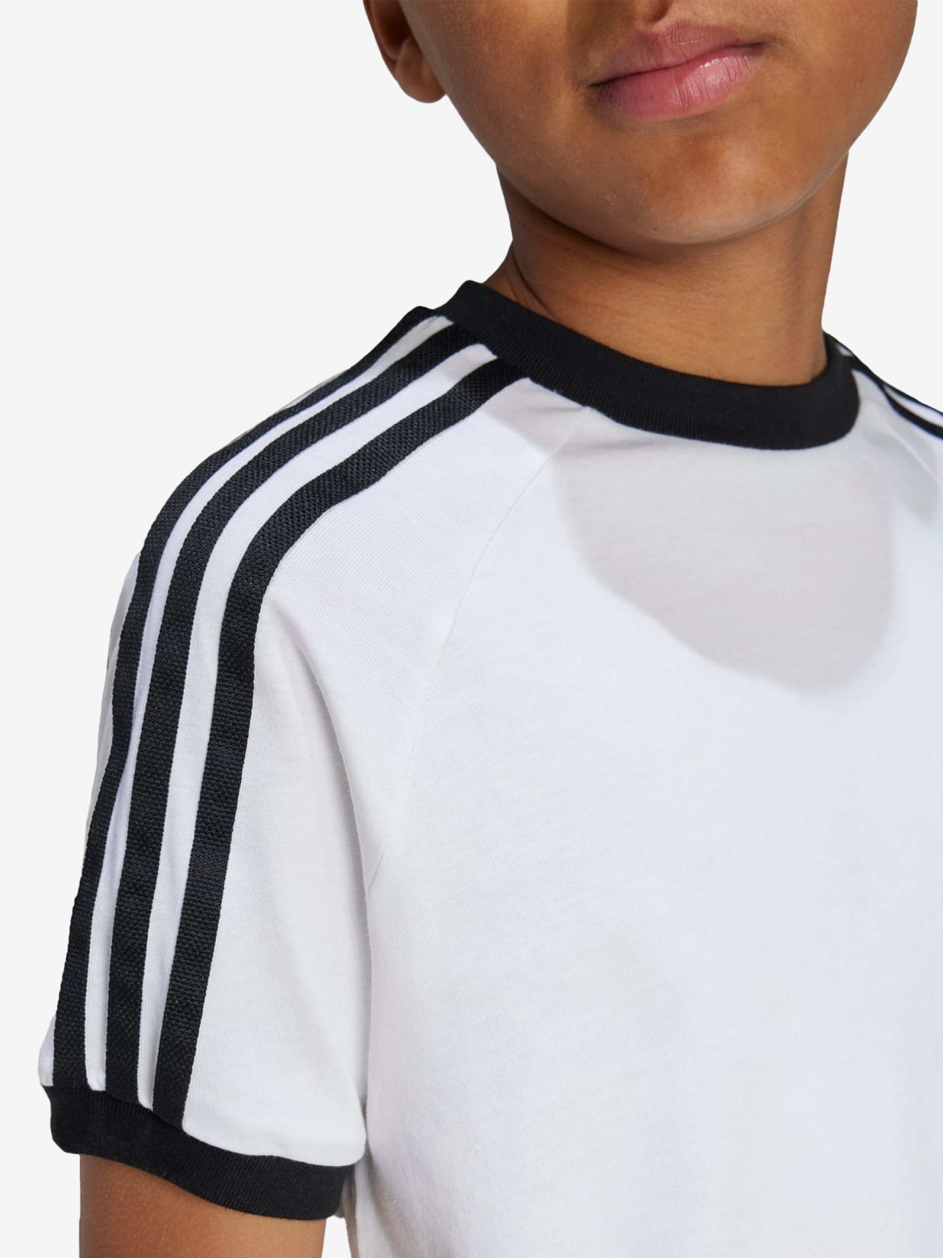 T-shirt Adidas Adicolor 3-Stripes J Branca