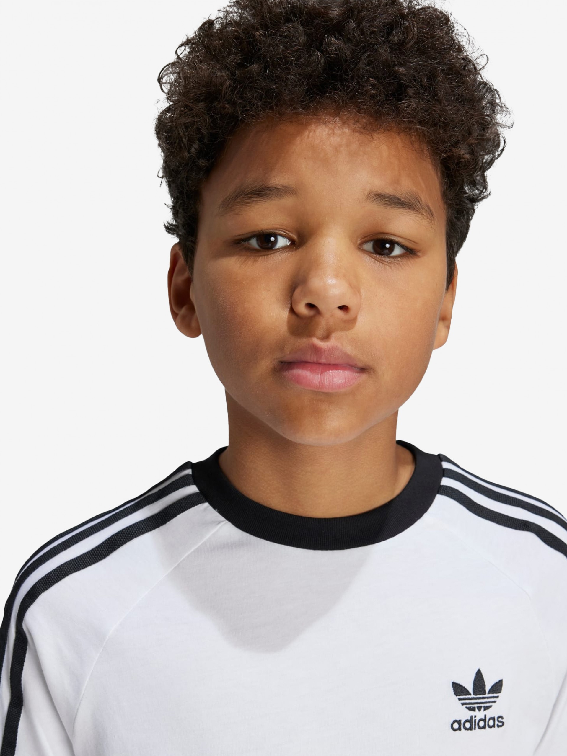 T-shirt Adidas Adicolor 3-Stripes J Branca