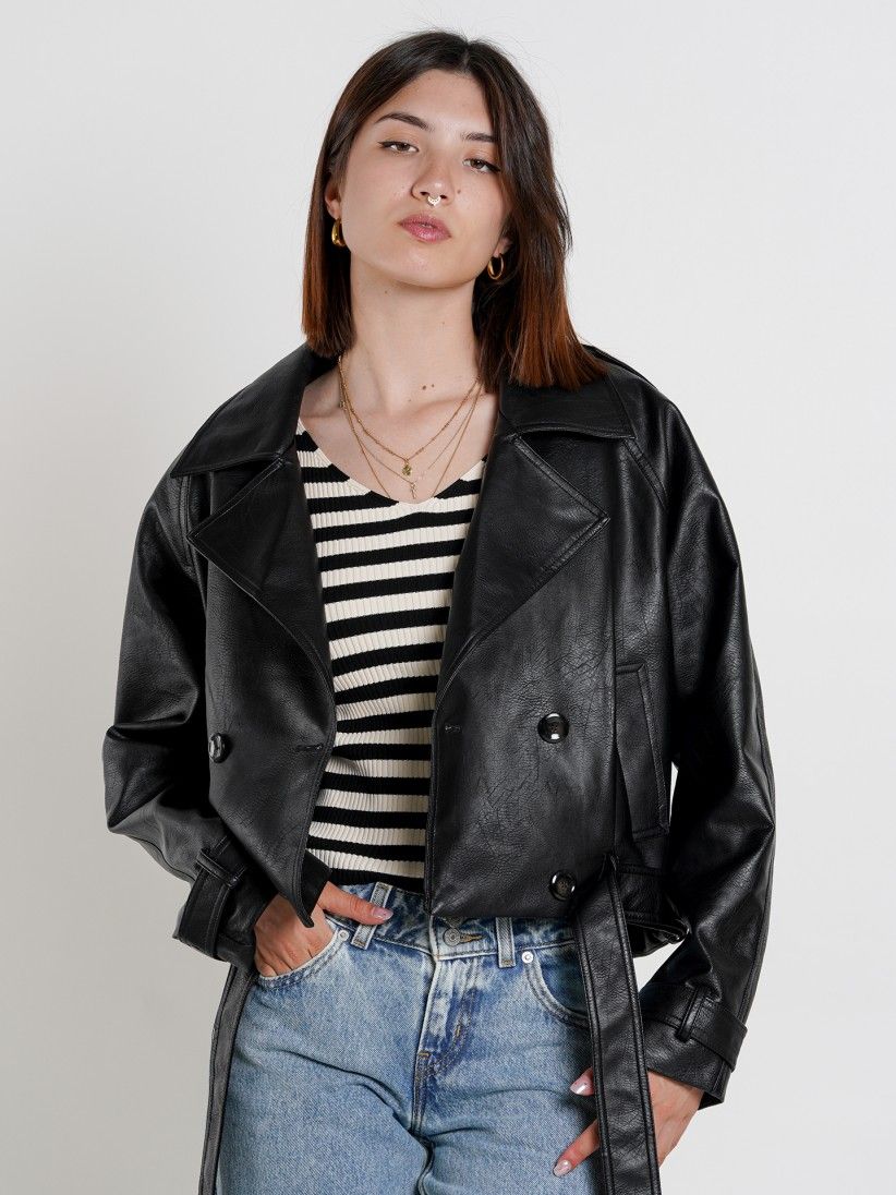 Only Vera Faux Leather Short Cc Otw Jacket