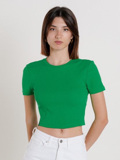 Only Betty O-Neck Short Top Cc Jrs T-shirt