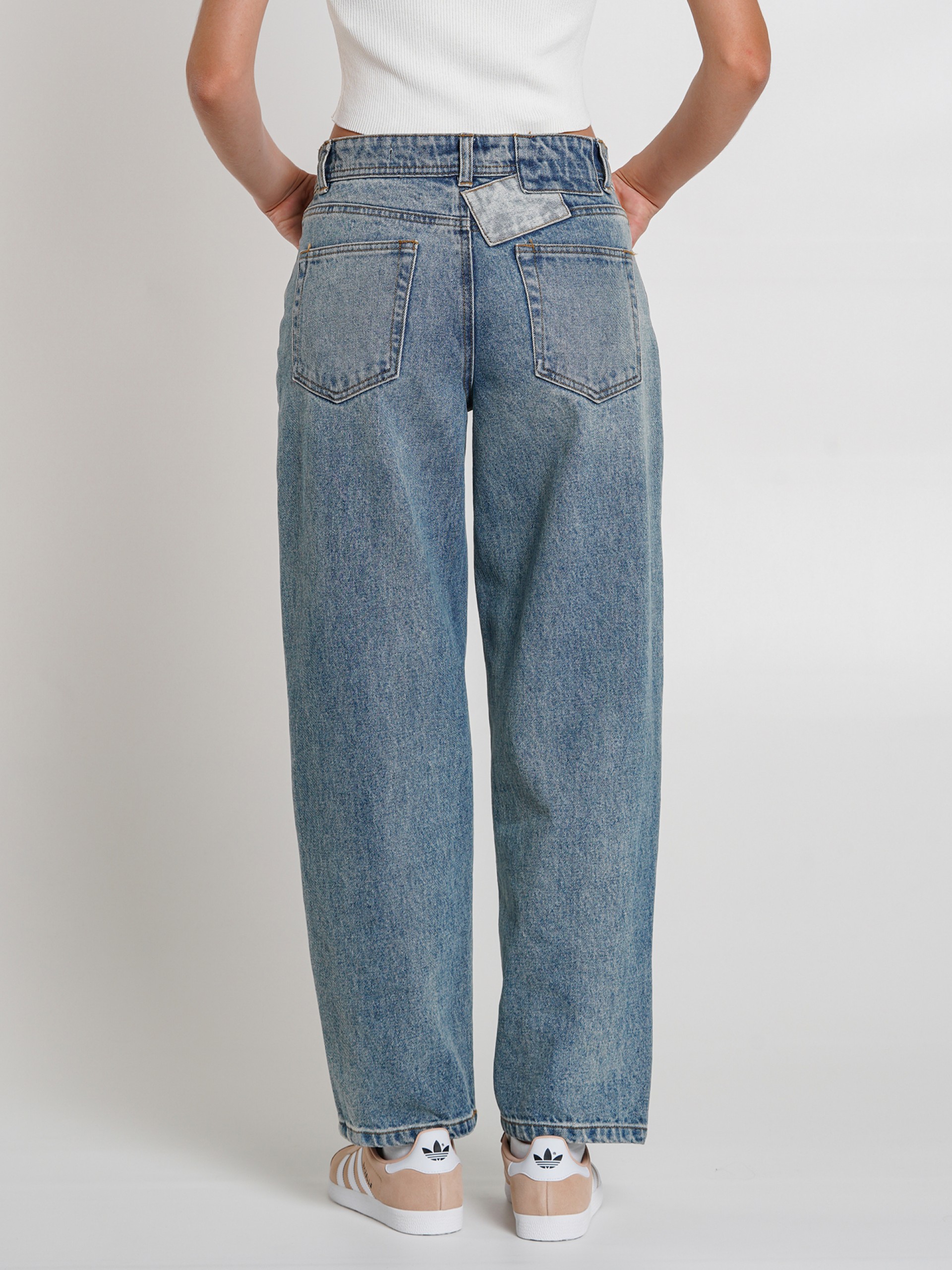 Pantalones Vaqueros Only Collette Lw Loose Str L Ank Pa Dnm Bj