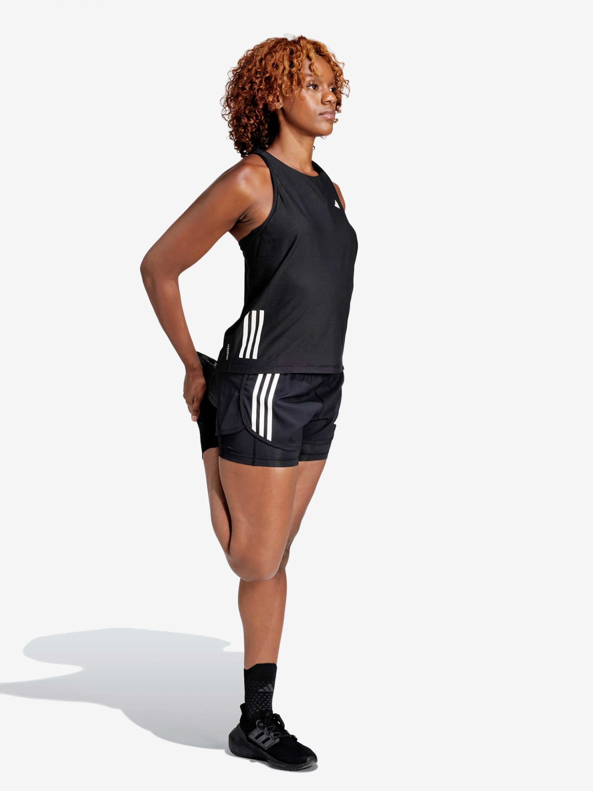 Camiseta de Tirantes Adidas Own The Run W Negra