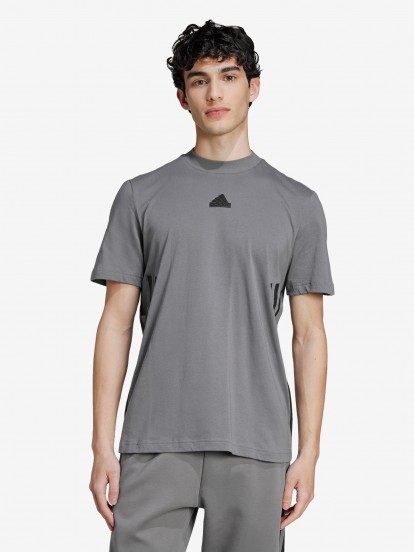 Adidas Future Icons 3-Stripes Grey T-shirt