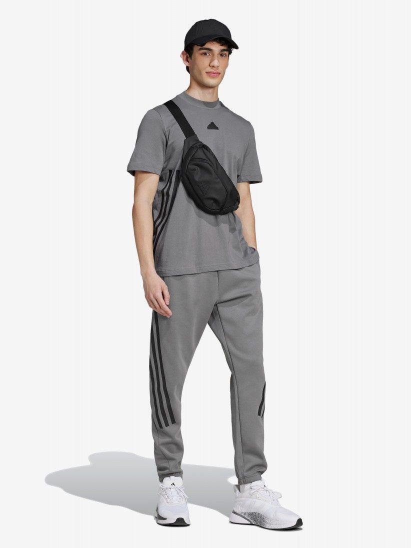 Adidas Future Icons 3-Stripes Grey T-shirt