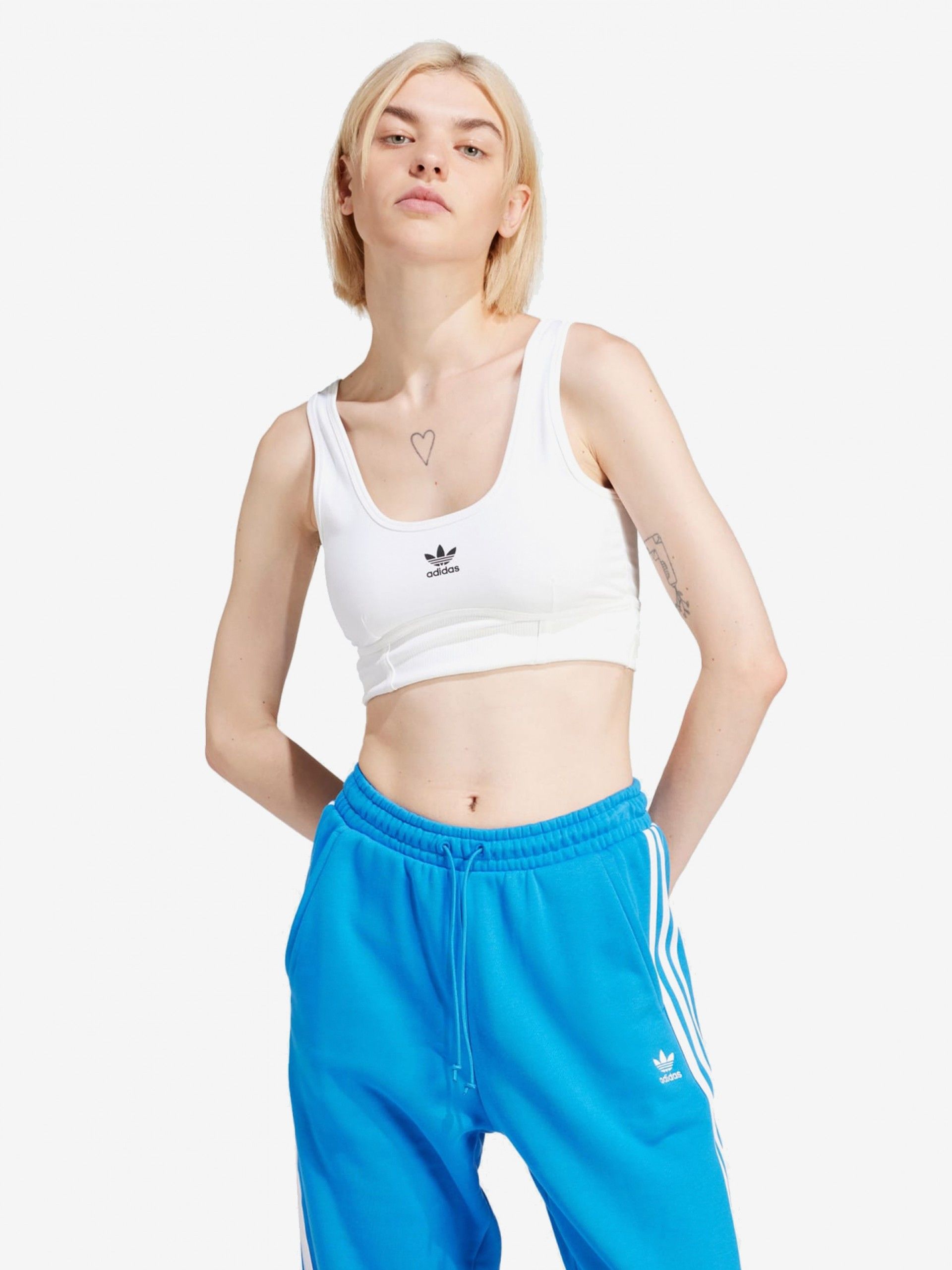 Top Adidas Trefoil W Branco