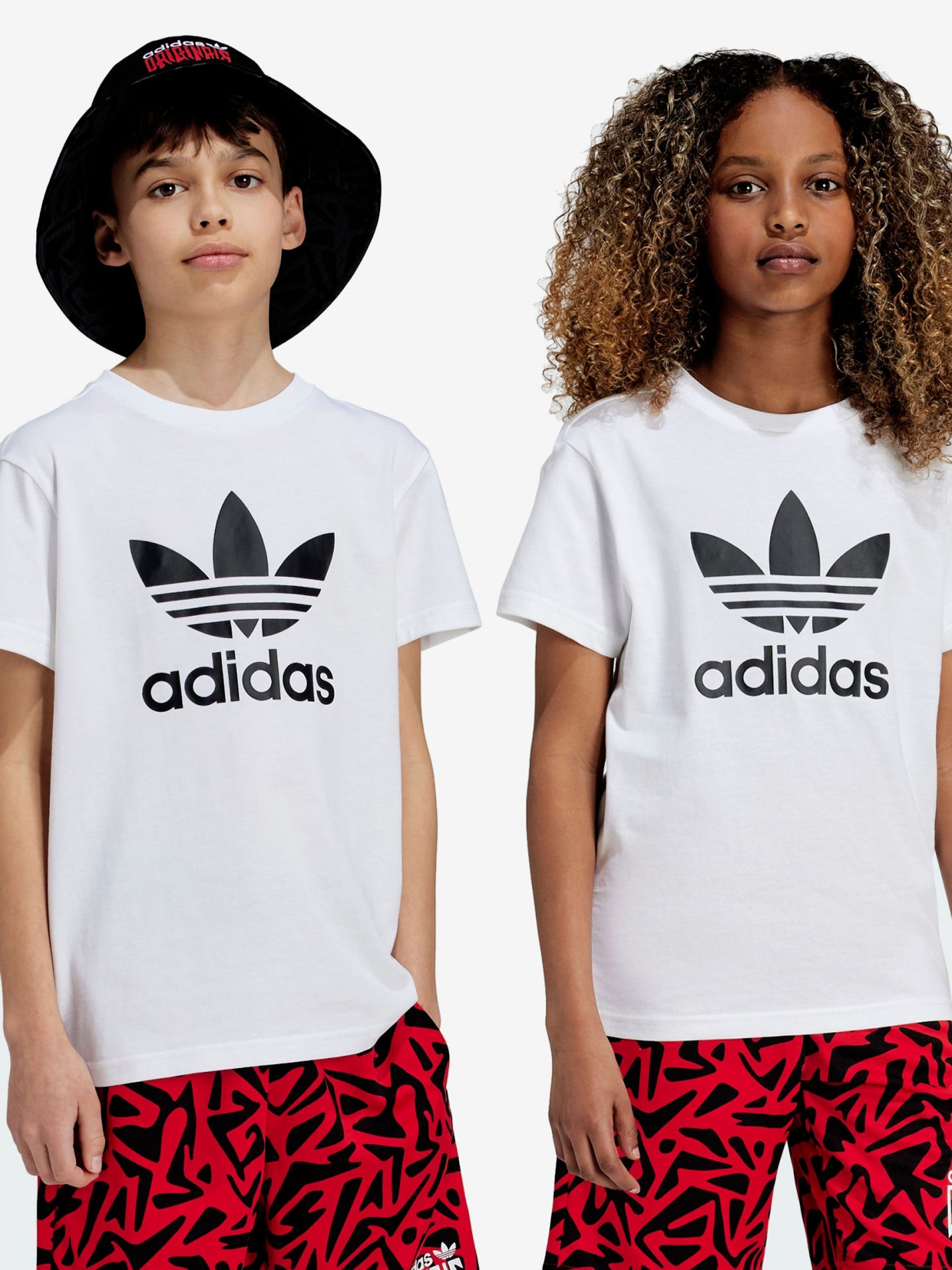 T-shirt Adidas Trefoil J Branca