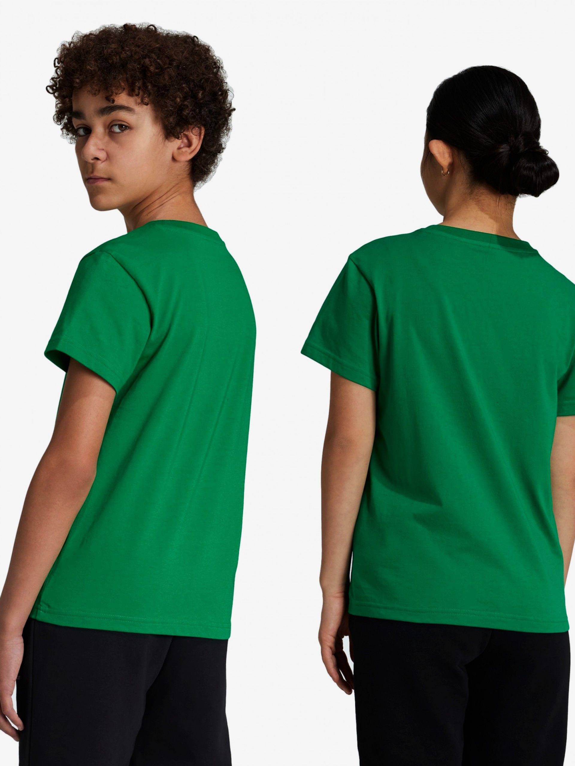 T-shirt Adidas Trefoil J Verde