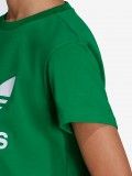 T-shirt Adidas Trefoil J Verde
