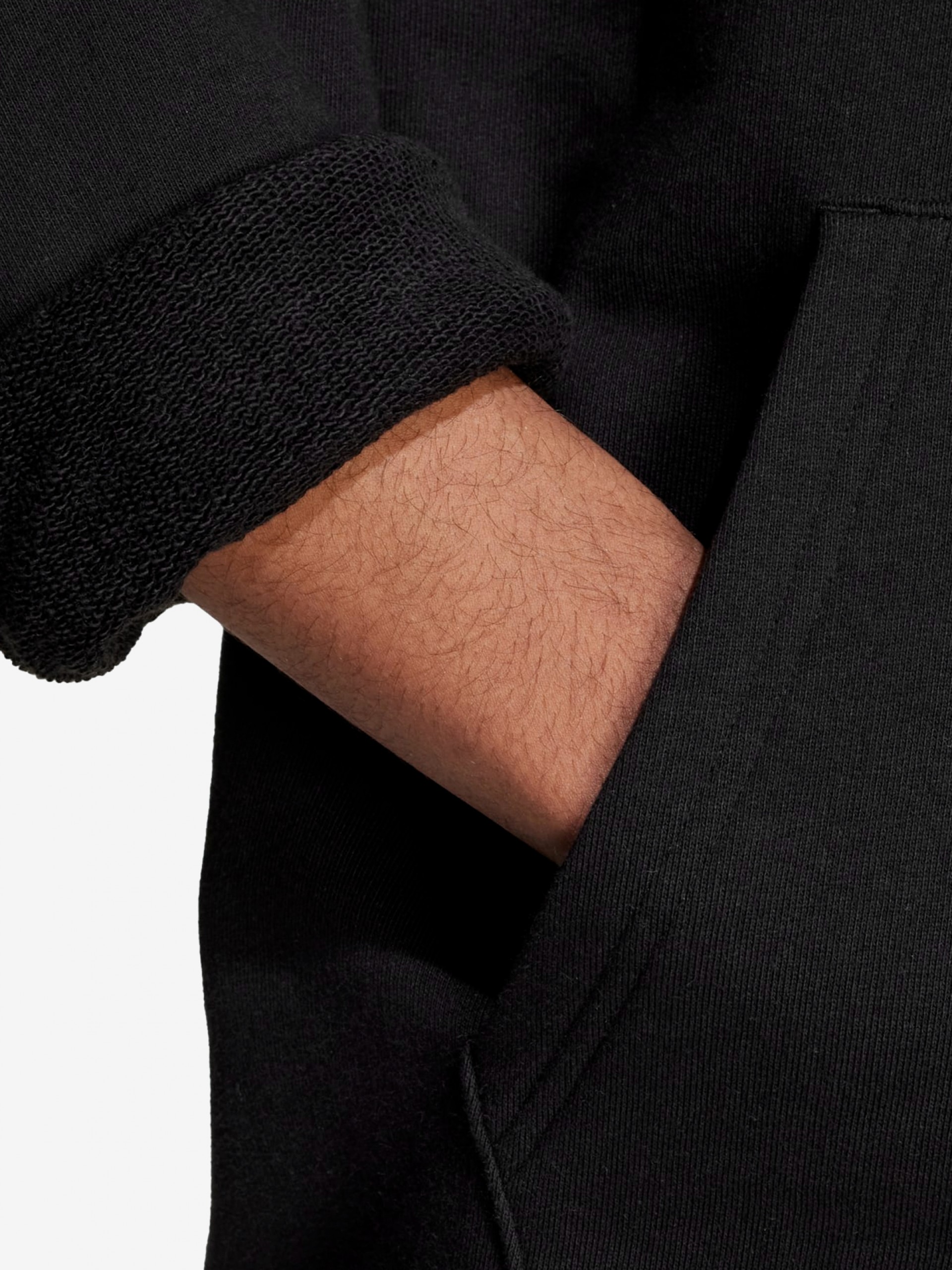 Camisola com Capuz Adidas Premium Essentials Preta