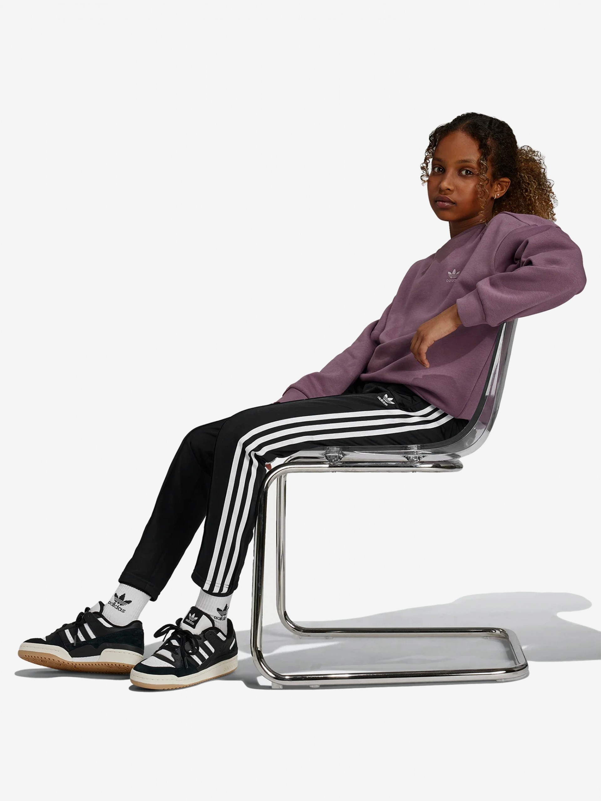 Adidas SST J Black Trousers