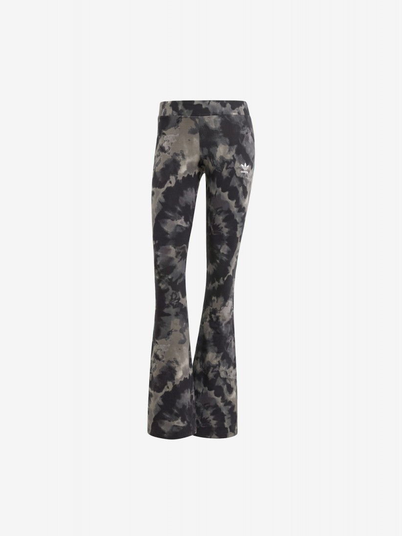 Leggings Adidas Tie-Dyed Flared W Negros