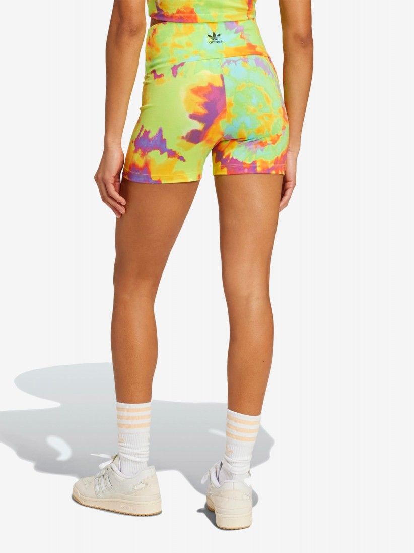 Adidas Tie-Dyed Slim W Colourful Shorts