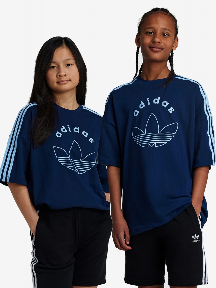 Adidas Originals Graphic J Blue T-shirt