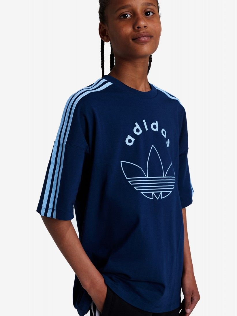 Adidas Originals Graphic J Blue T-shirt