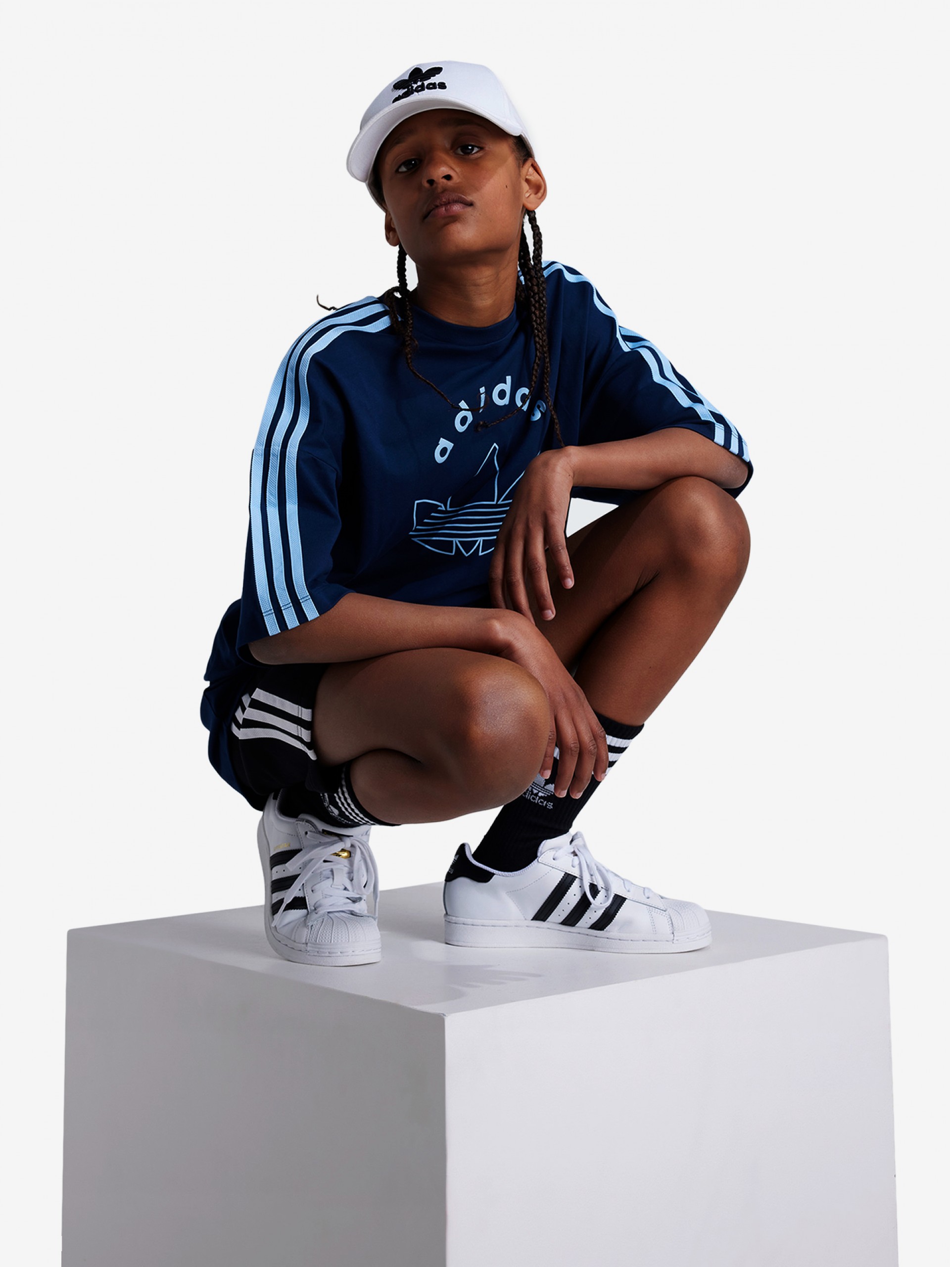 T-shirt Adidas Originals Graphic J Azul