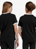 Camiseta Adidas Adicolor 3-Stripes J Negra