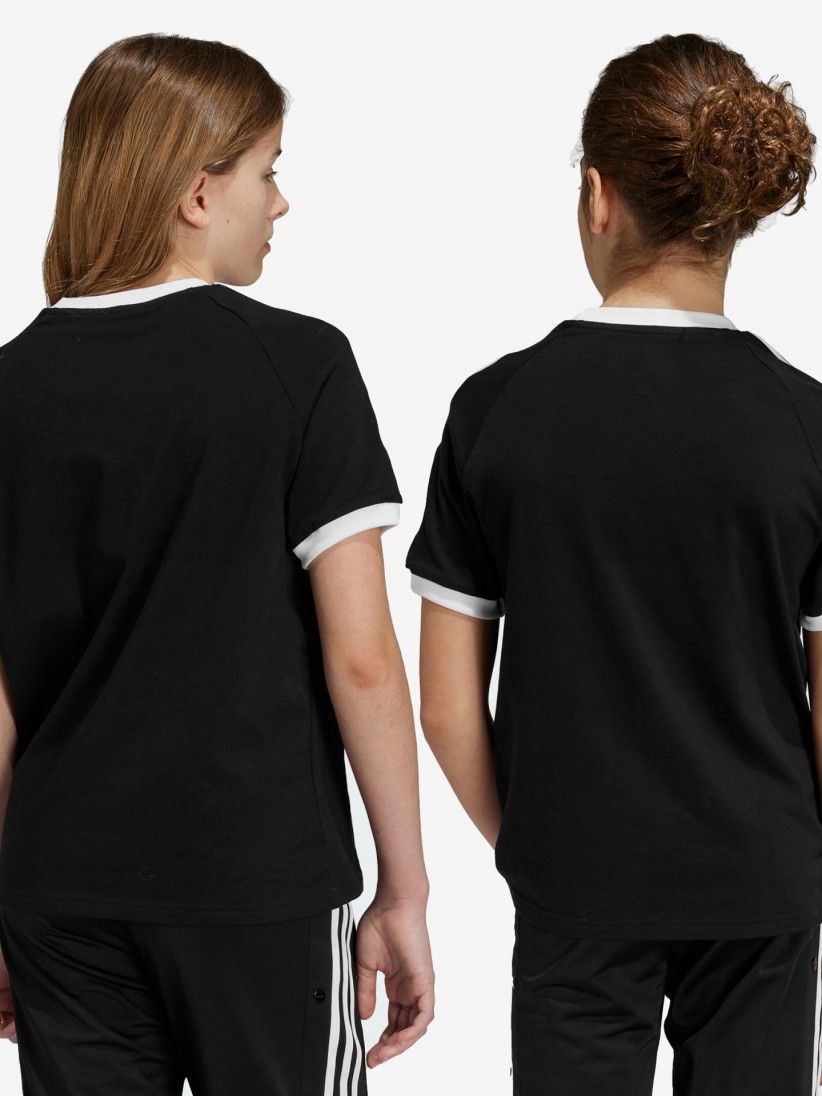 Camiseta Adidas Adicolor 3-Stripes J Negra