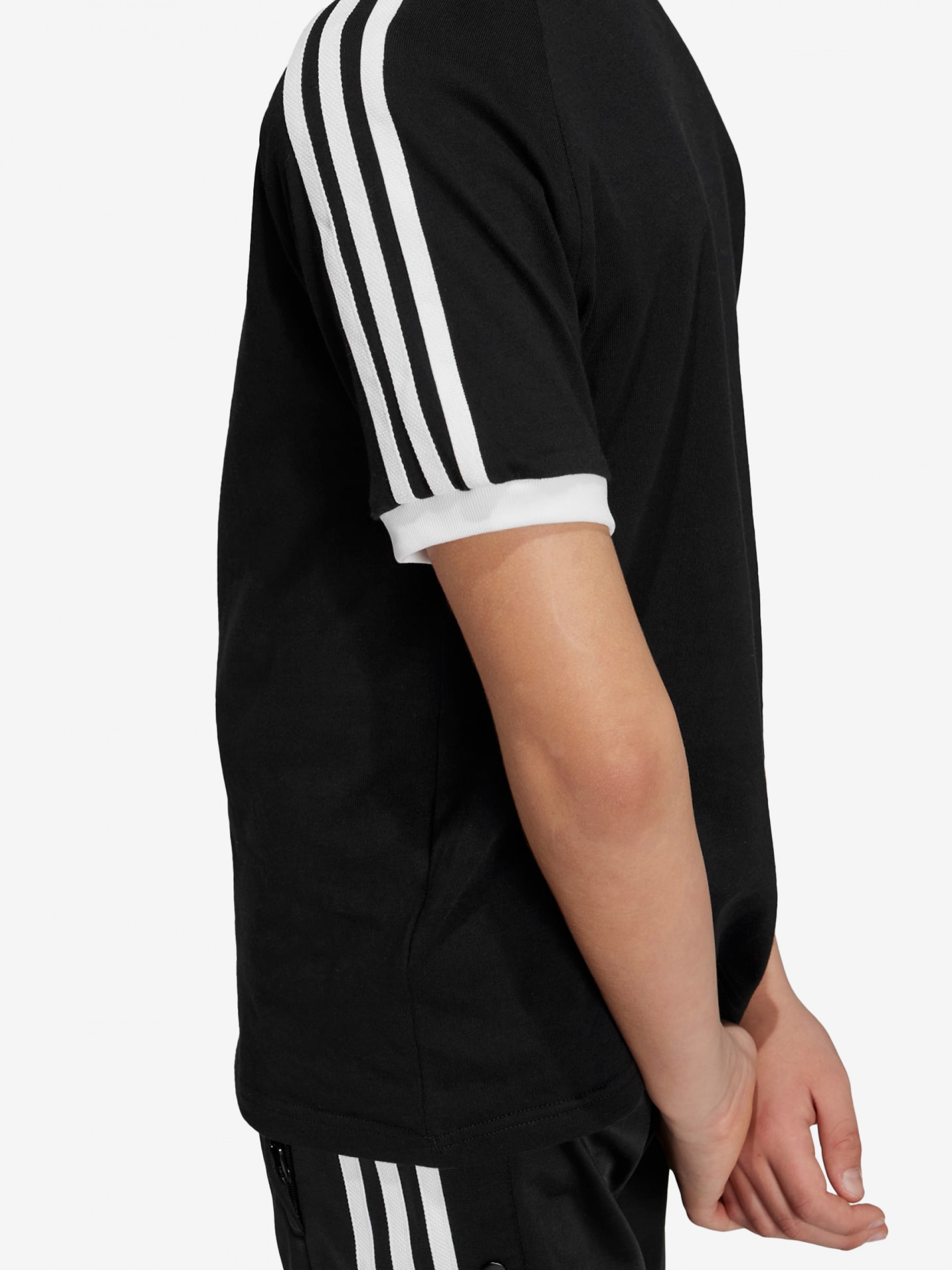 Camiseta Adidas Adicolor 3-Stripes J Negra