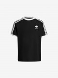 T-shirt Adidas Adicolor 3-Stripes J Preta