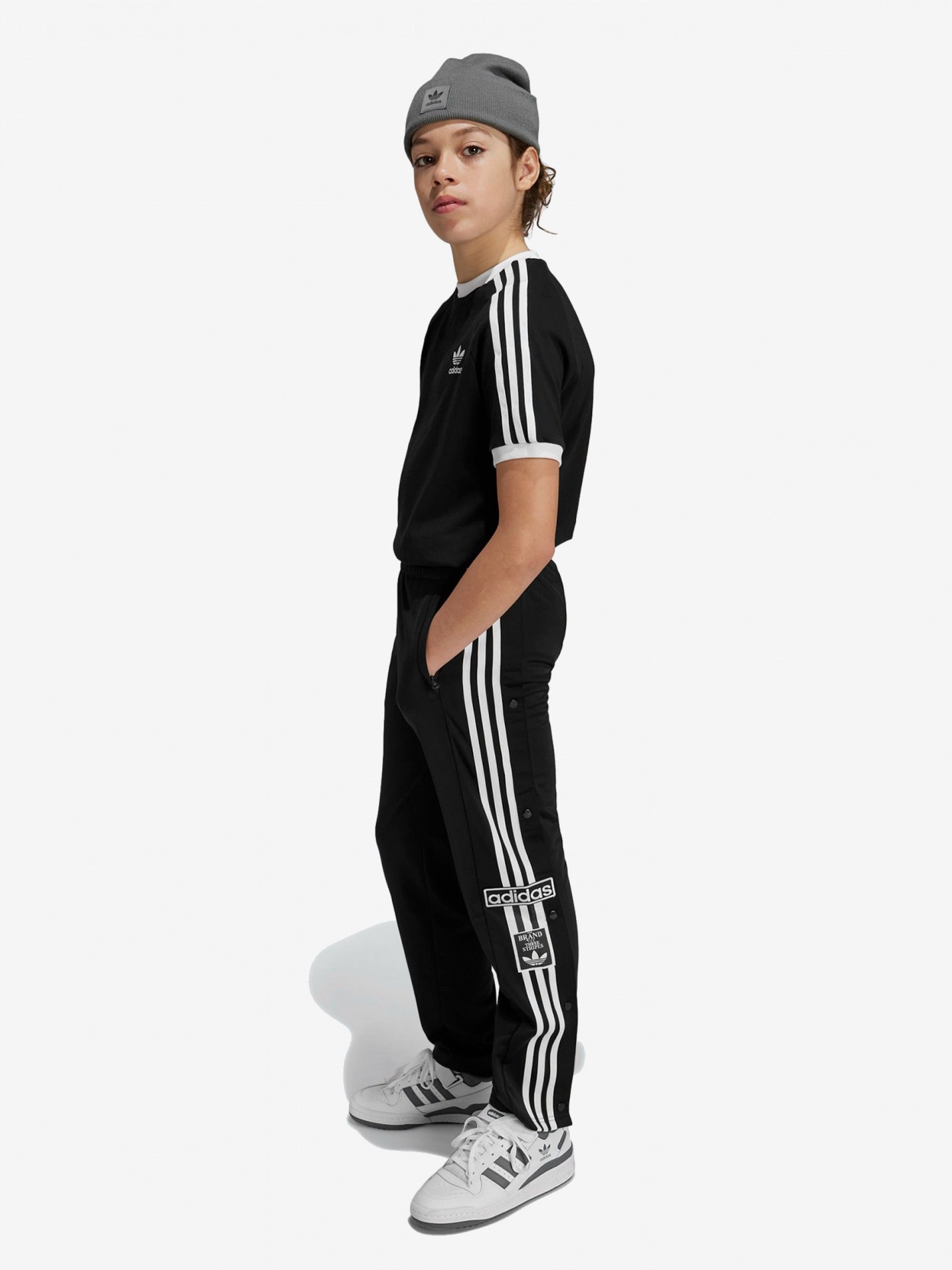 Camiseta Adidas Adicolor 3-Stripes J Negra